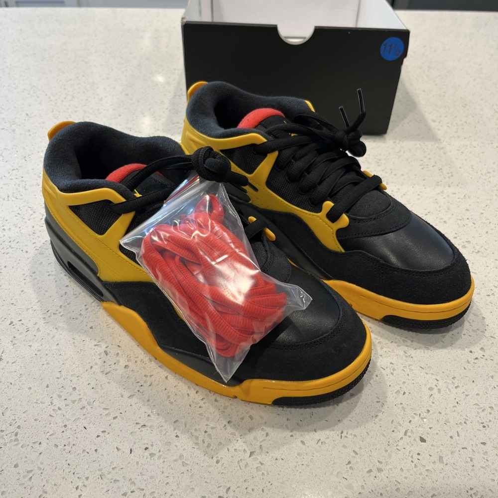 Nike Men's Air Jordan 4 RM Sneakers Bruce Lee Edition Size 11.5 NEW WITHOUT BOX